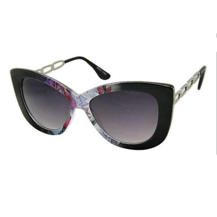 lunette de soleil femme gros cat eyes fleur violette branche metal pin up rockabilly lunette de soleil femme gros cat eyes fleur violette branche metal pin up rockabilly