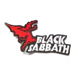 patch groupe black sabbath 10.5x5cm ecusson groupe hard rock