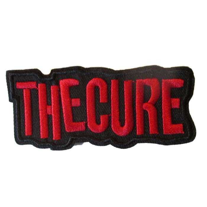 patch groupe new wave the cure noir rouge 10x4.5cm ecusson thermocollant patch groupe new wave the cure noir rouge 10x4.5cm ecusson thermocollant