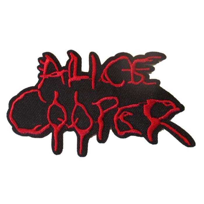patch alice cooper noir rouge 10.5x5.5cm ecusson thermocollant hard rock patch alice cooper noir rouge 10.5x5.5cm ecusson thermocollant hard rock