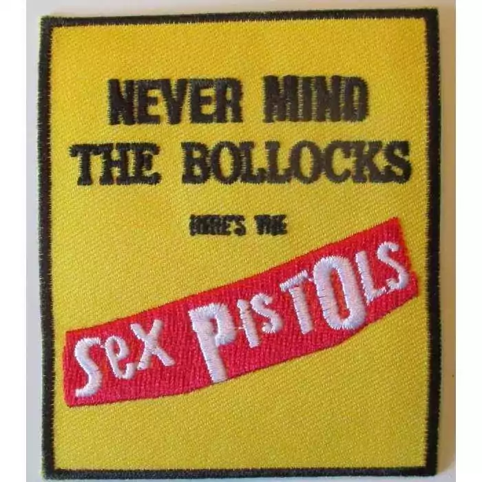 patch sex pistols never mind the bollocks 8.5x7.5 cm ecusson thermocollant punk