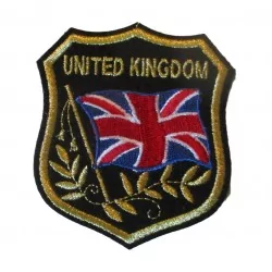 patch blason united kingdom ecusson thermocolant angleterre