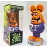 Figure rat fink head orange corp purple with hands behind the back