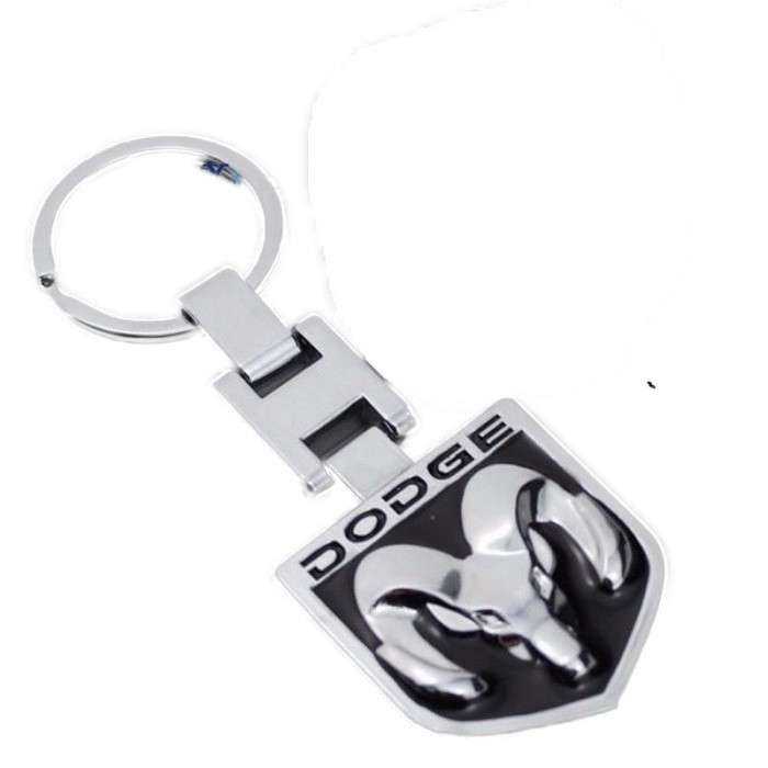 porte clé dodge belier double face chrome auto americaine usa porte clé dodge belier double face chrome auto americaine usa