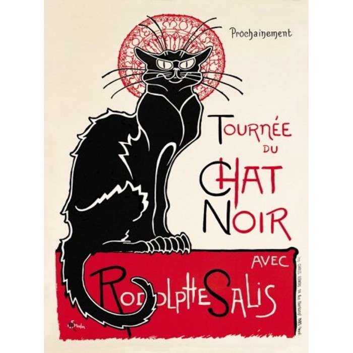 plaque la tournée du chat noir 70x50cm tole deco us cuisine restaurant affiche metal plaque la tournée du chat noir 70x50cm tole deco us cuisine restaurant affiche metal