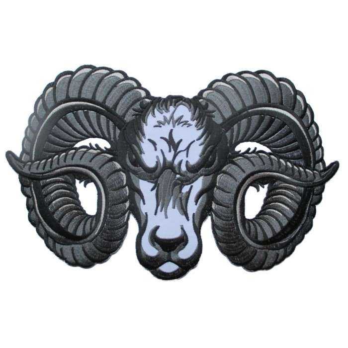 gros patch tete de belier logo dodge 27.5x19 cm ecusson thermocollant dos veste blouson gros patch tete de belier logo dodge 27.5x19 cm ecusson thermocollant dos veste blouson