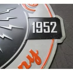 plaque take five record company 40x34cm tole embouti aspect vieillit  pub