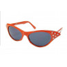 Women's sunglasses cat eye rhinestones red pin up rockab