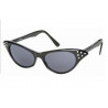 Sunglasses woman cat eye rhinestone black pin up rockab
