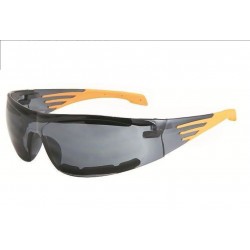 lunette de soleil motard bande orange biker homme rock
