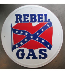 plaque rebel gas blanche...