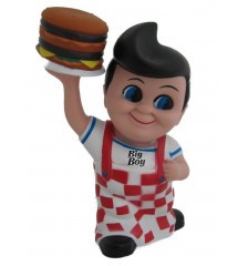 figurine bob big boy avec hamburger restaurant diner usa statuette bobble