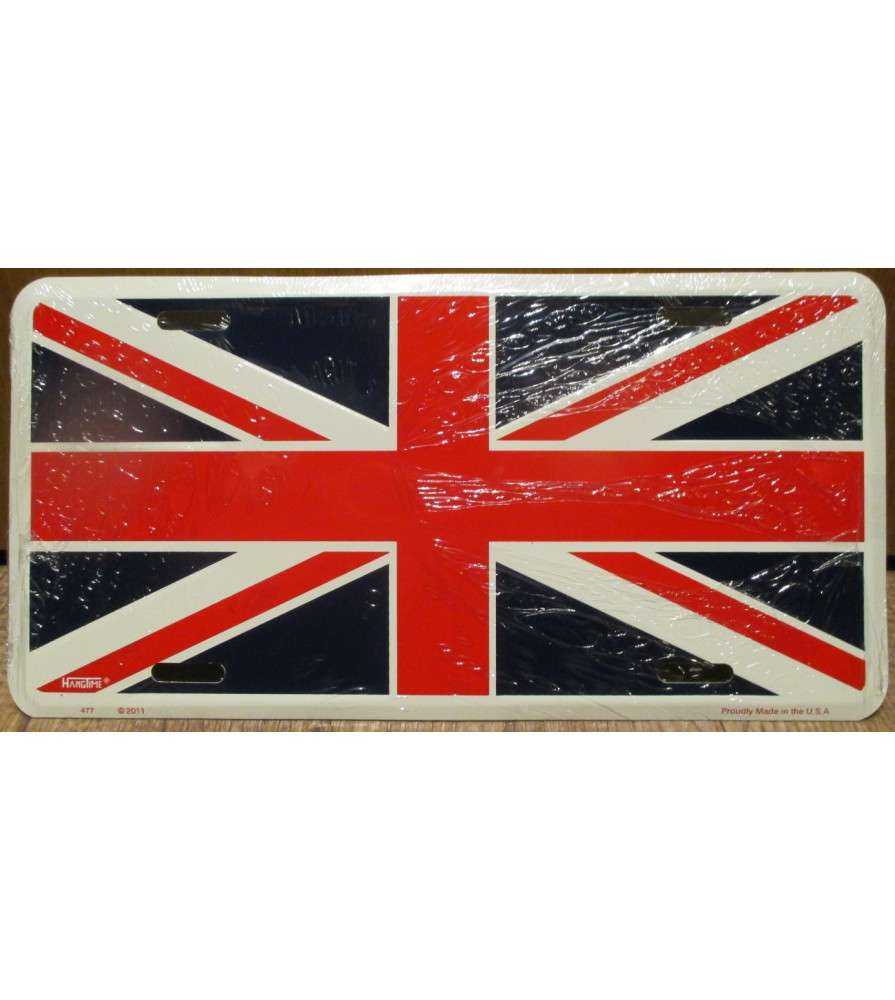 License plate English flag Union Jack Flag Flag License plate