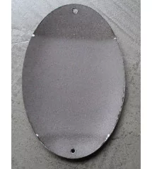 plaque décorative emaillée aeroshell ovale huile pour moteur 14x10cm motor oil deco garage huile F77