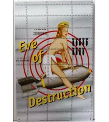 tole pin up eve of destruction nose bombardier sign