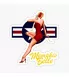 mini sticker pin up menphis belle style bombardier militaire