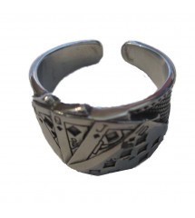 chevaliere 10us jeux de carte poker taille americaine bague homme femme rockab