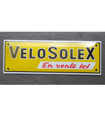 plaque décorative emaillée velosolex jaune en vente ici tole rect 20x10 cm deco garage