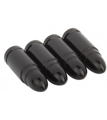 bouchon valve de roue (x4) douille balle couleur noir auto moto velo