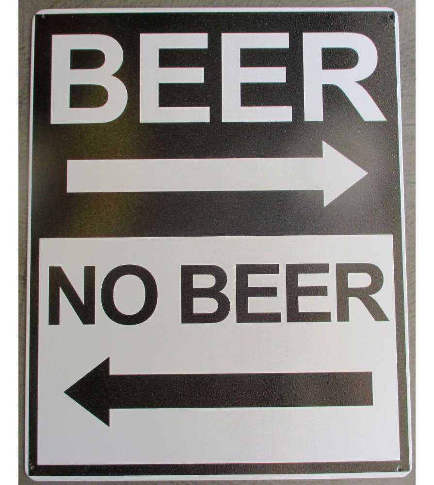 plaque humour direction biere , pas de biere plaque humour direction biere , pas de biere