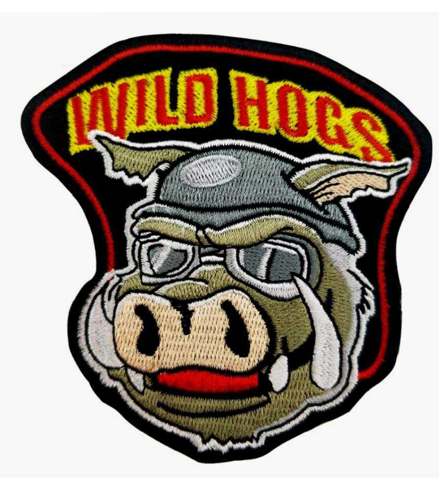 patch wild hogs , biker motard patch wild hogs , biker motard