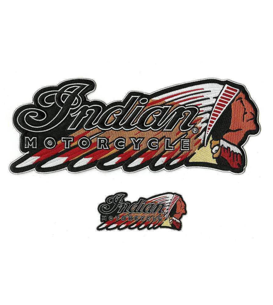 lot de 2 patch indian motorcycle , biker lot de 2 patch indian motorcycle , biker