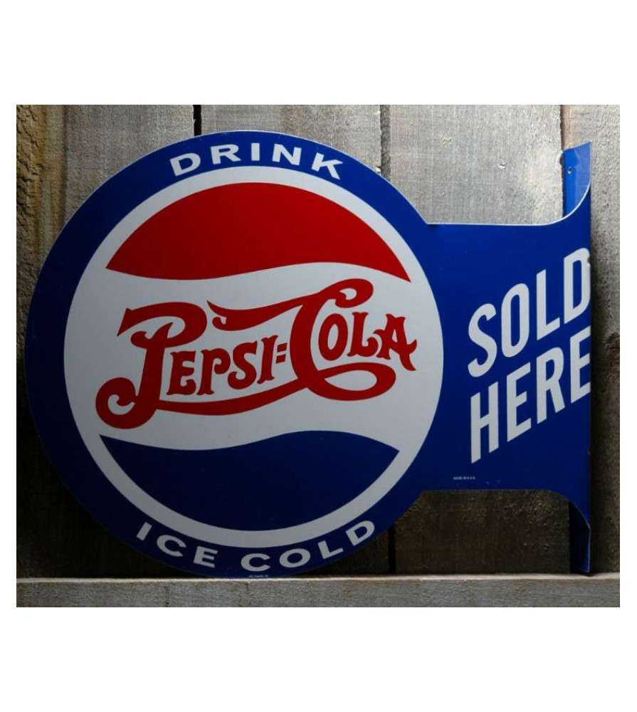 Plaque Emaillee Pepsi À VENDRE! - FR