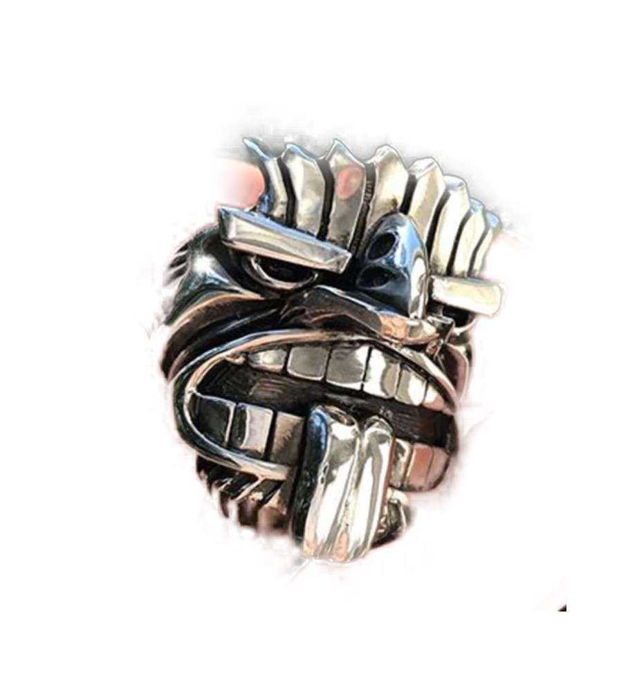 bague tiki qui tire la langue bague tiki qui tire la langue
