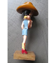 figurine betty boop cow girl country 14cm statuette en résine