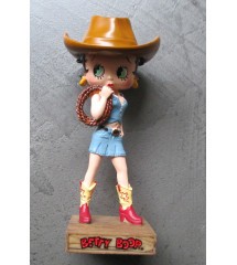 figurine betty boop cow girl