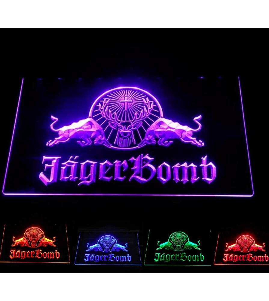 plexi multicolore LED jager bomb plexi multicolore LED jager bomb