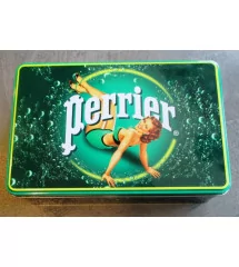 boite perrier  pin up blonde