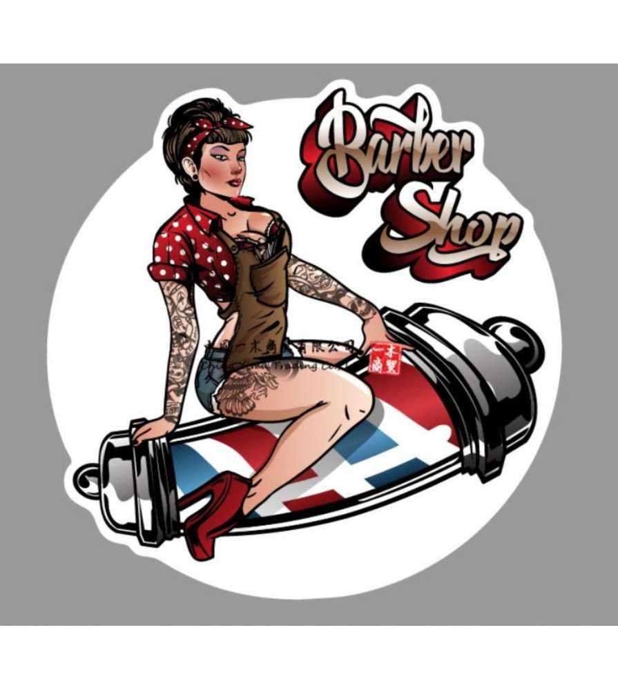 sticker pin up barber shop sticker pin up barber shop