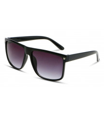 lunette de soleil mixte verre en dégradé noir gris homme femme