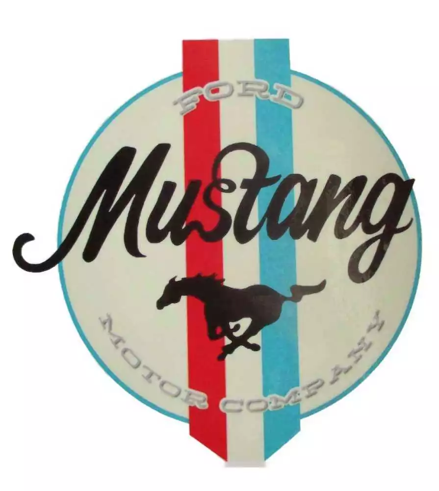sticker for mustang logo