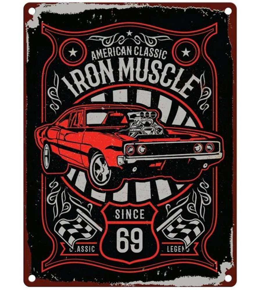 tole irom muscle de 40x30cm tole irom muscle de 40x30cm