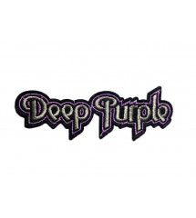 patch deep purple violet 10.5x3 cm ecusson groupe de hard rock