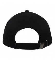 casquette mustang noir et grise à flammes taille adulte reglable