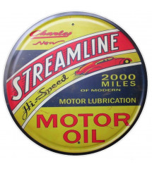 plaque streamline motor oil...