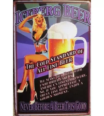 tole iceberg beer avec pin up
