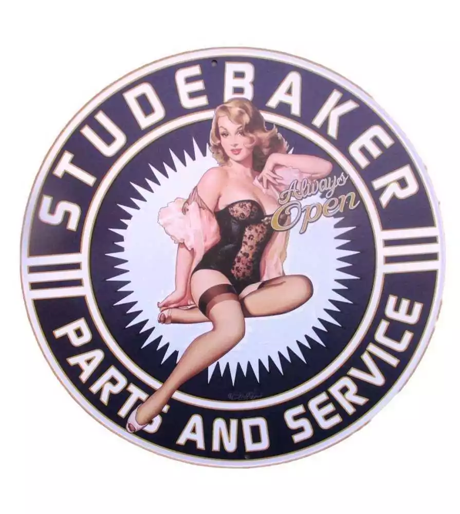 tole studebaker pinup , parts and service