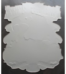 plaque 60x50cm born to be free aigle et vielle moto usa tole emboutie