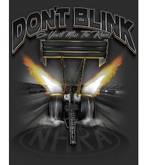 Plaque dont blink dragster NHRA 41x32 cm tole USA drag
