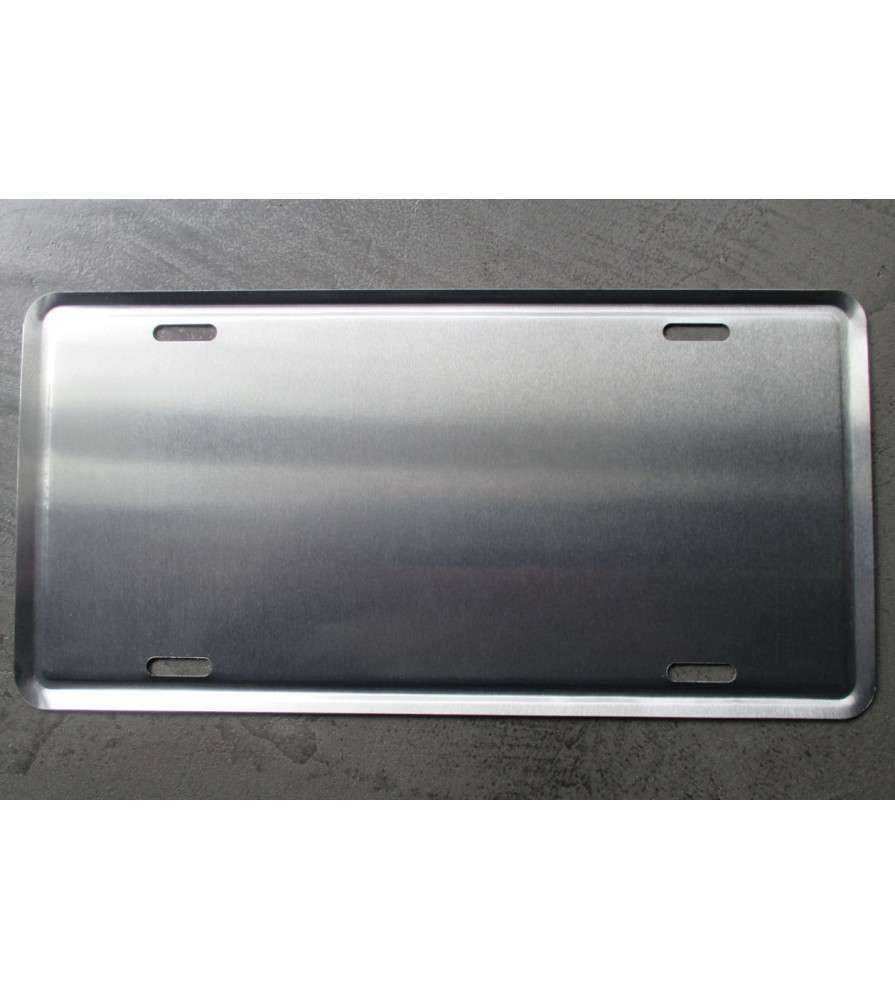 plaque d'immatriculation ford mustang full black noir mat license plate