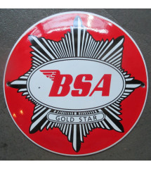mini plaque emaillée BSA...