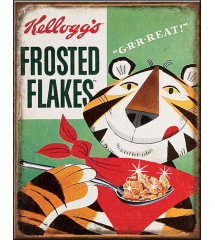 plaque kellogg's frosted...