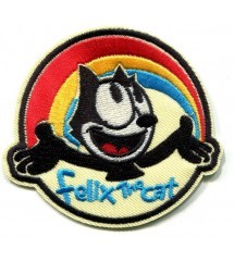 patch felix le chat 8 x 7.5 cm the cat écusson thermocollant garage