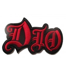 patch hard rock groupe dio 9.8 x 6 cm écusson thermocollant