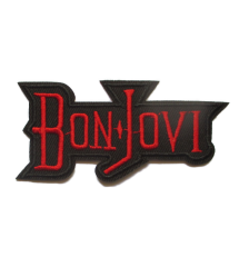 patch bon jovi noir et rouge
