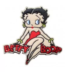 patch betty boop assise sur son nom !